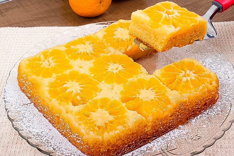 Bolo de mexerica